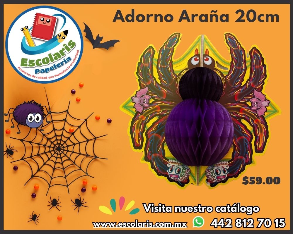 Araña de Papel de China de 20 cm de 2 caras