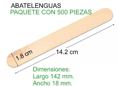 Abatelengua de Madera