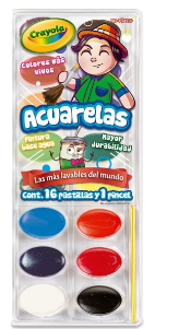 Acuarelas Crayola 16 piezas
