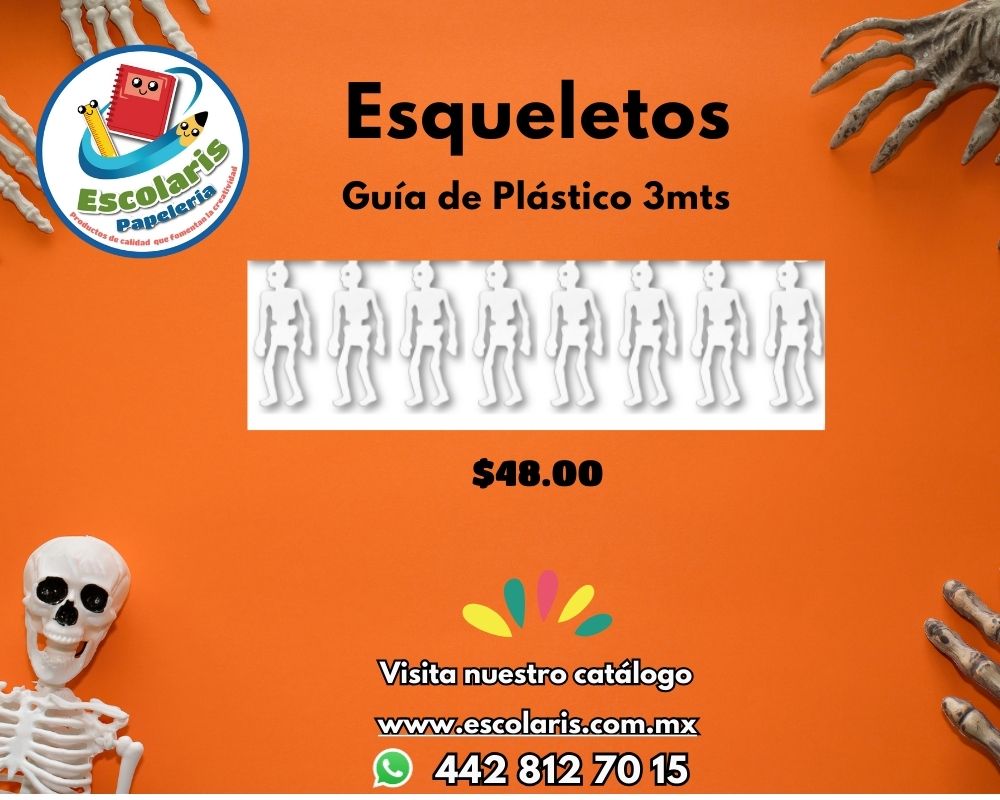 Guía de Esqueletos de Plástico 2.8mts